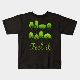 Nature wild tree design Kids T-Shirt